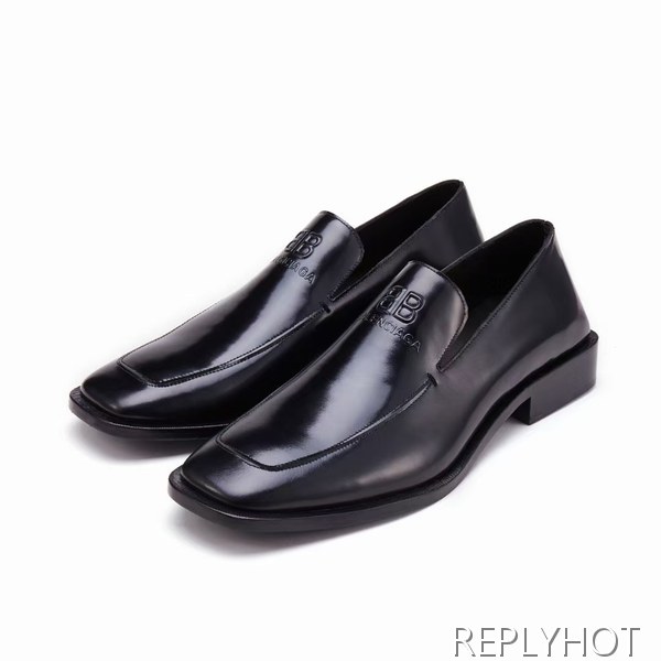 발렌시아가 2021 Mocassino Coin Rim nero 로퍼