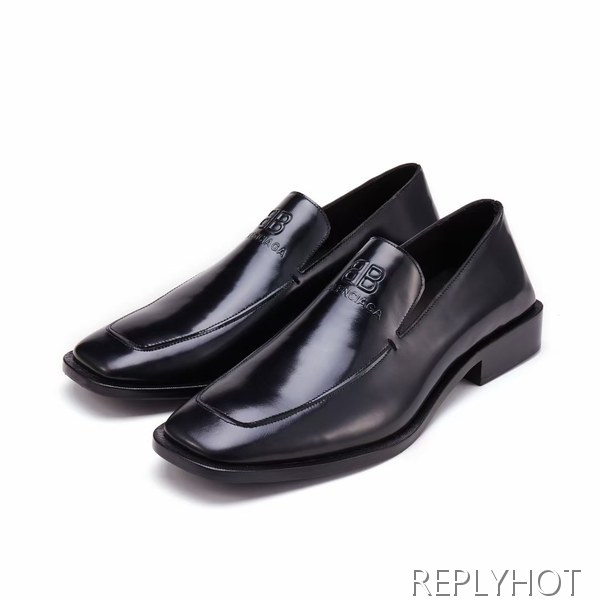 발렌시아가 2021 Mocassino Coin Rim nero 로퍼