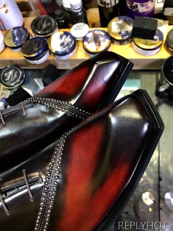 벨루티 2021 alessandro edge 스터드 로퍼