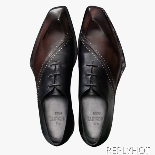 벨루티 2021 alessandro edge 스터드 로퍼