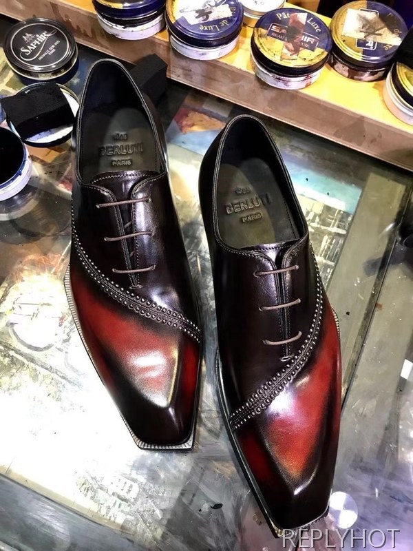 벨루티 2021 alessandro edge 스터드 로퍼