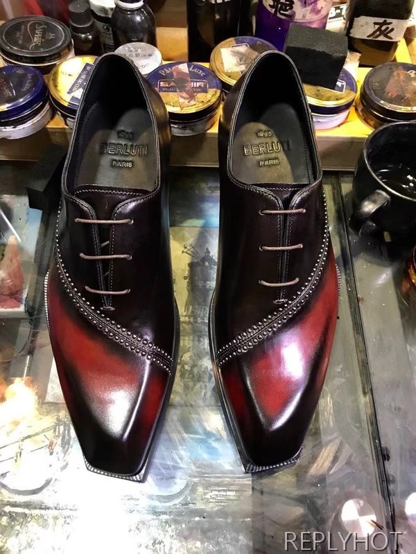 벨루티 2021 alessandro edge 스터드 로퍼