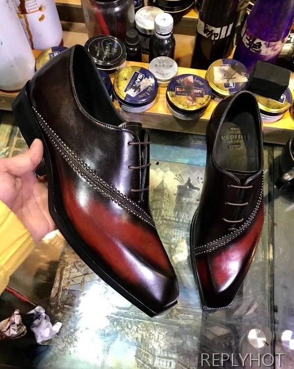 벨루티 2021 alessandro edge 스터드 로퍼