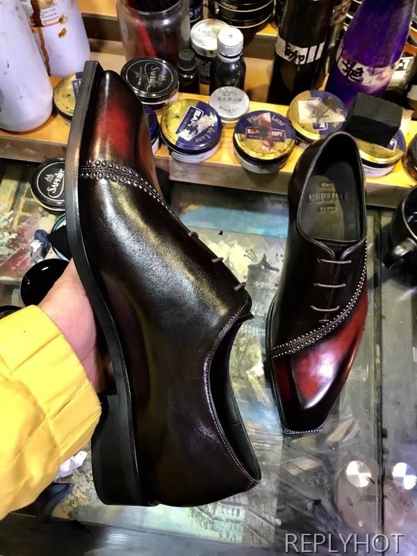 벨루티 2021 alessandro edge 스터드 로퍼