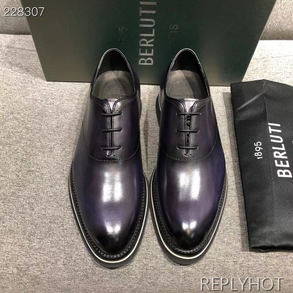 벨루티 2021 ALESSIO 옥스포드 슈즈