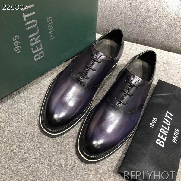 벨루티 2021 ALESSIO 옥스포드 슈즈