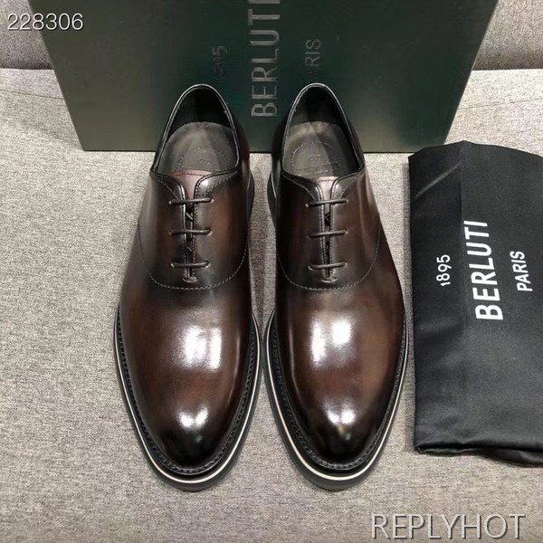 벨루티 2021 ALESSIO 옥스포드 슈즈