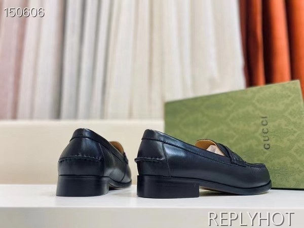 구찌 2021 인터로킹 스트라이프 페니 로퍼