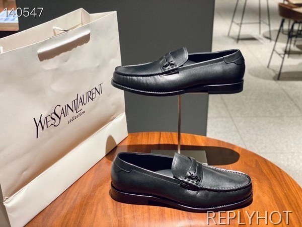 생로랑 2020 모노그램 페니 로퍼