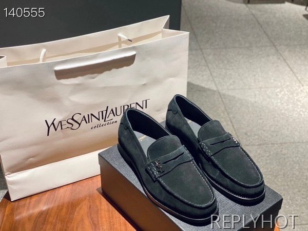 생로랑 2020 모노그램 페니 로퍼