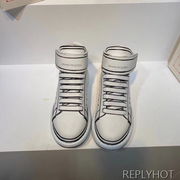 알렉산더맥퀸 2020 스케치 오버솔 하이탑 슈즈
