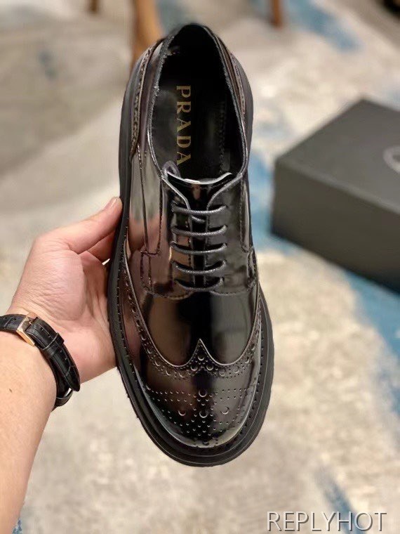 프라다 2020 윙팁 래이어솔 로퍼