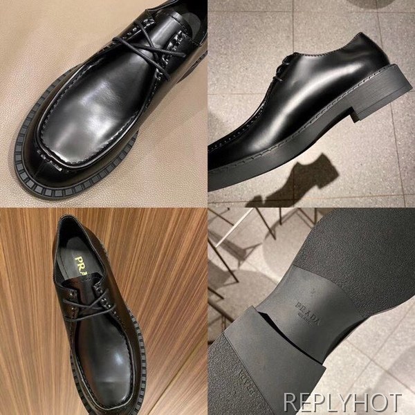 프라다 2020 엠보솔 테라코타 로퍼