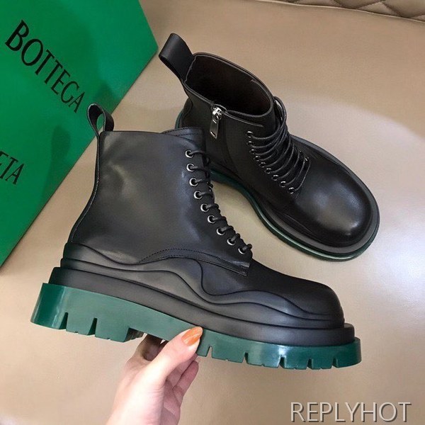 보테가베네타 2020 오버솔 지퍼 더비 부츠