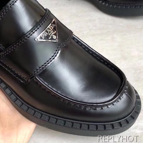 프라다 2020 사피아노 스틸와펜 페니 로퍼