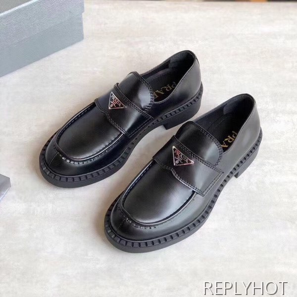 프라다 2020 사피아노 스틸와펜 페니 로퍼