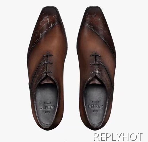 벨루티 2020 패치워크 스크리토 옥스포드