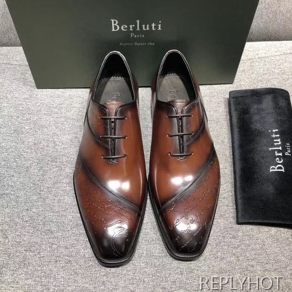 벨루티 2020 패치워크 스크리토 옥스포드