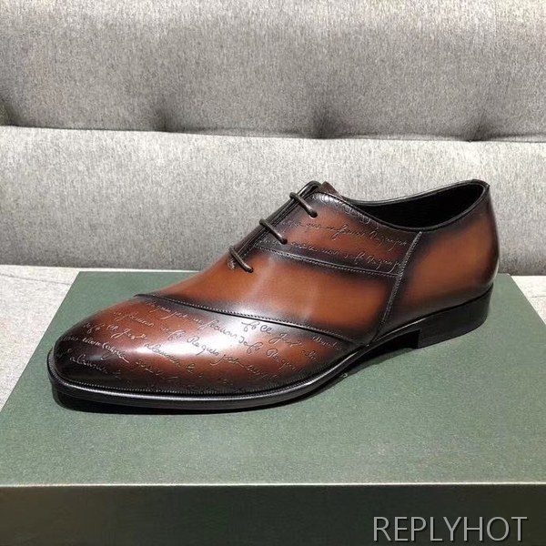 벨루티 2020 패치워크 스크리토 옥스포드