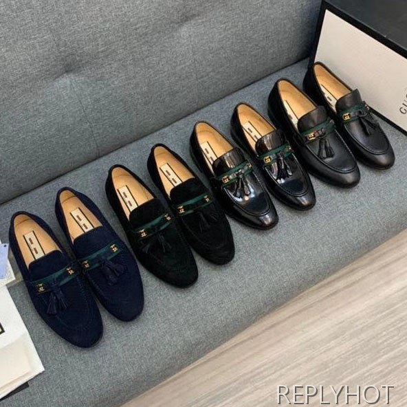 구찌 2020 GG스트라이프 테슬 로퍼