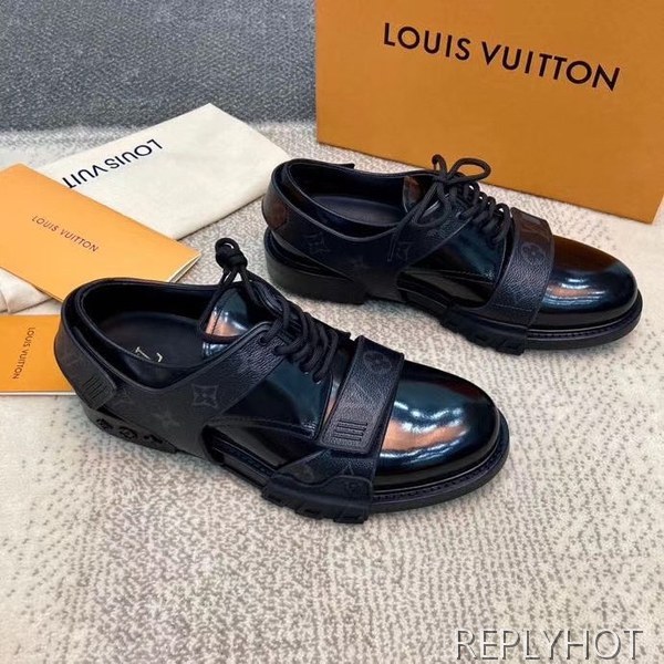 루이비통 2020 모노그램 레이스업 로퍼