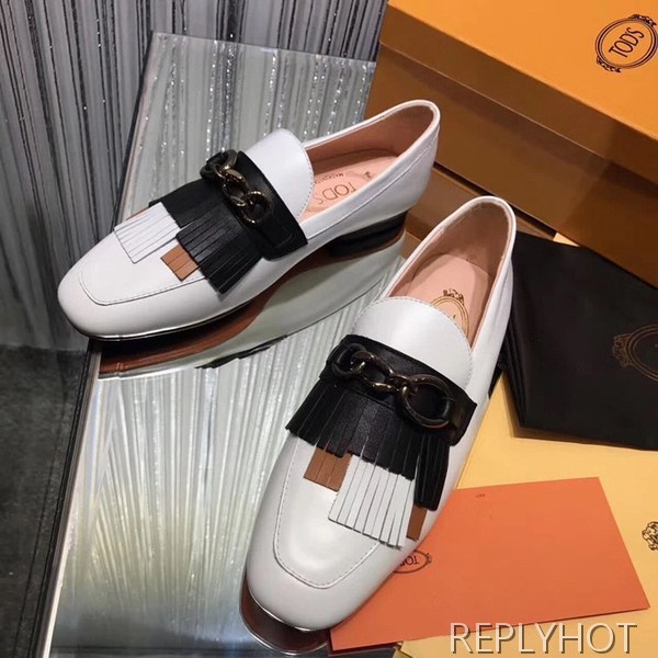 토즈 여성구두 17AW 화이트