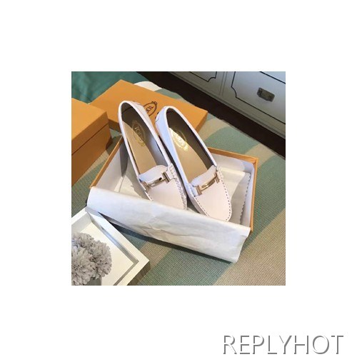 토즈 로퍼 화이트 T33020