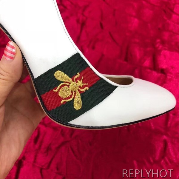 Gucci 구찌 Gucci Leather Web slingback pump 구두 3가지 색상