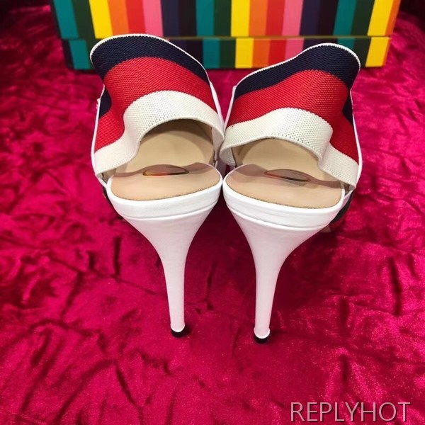 Gucci 구찌 Gucci Leather Web slingback pump 구두 3가지 색상