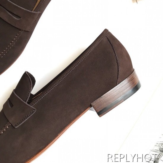 Loro Piana 2020 Mens Suede Loafer