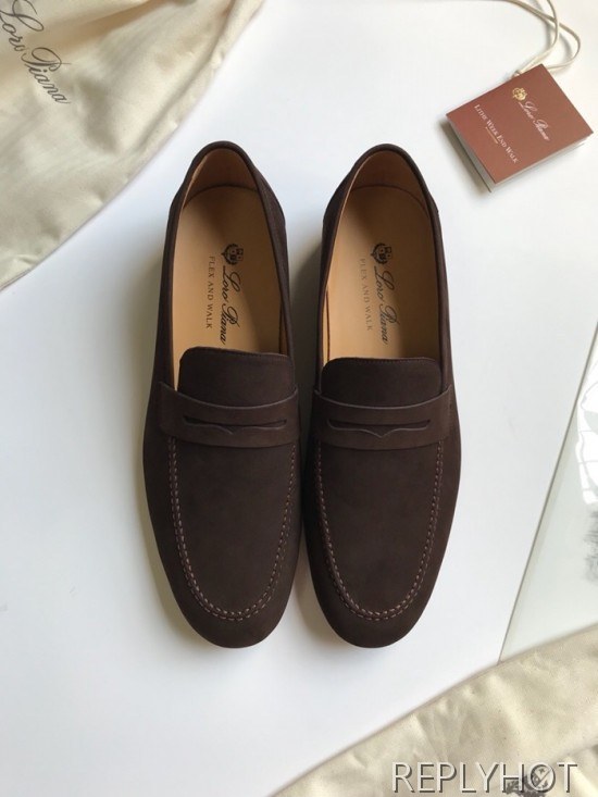 Loro Piana 2020 Mens Suede Loafer