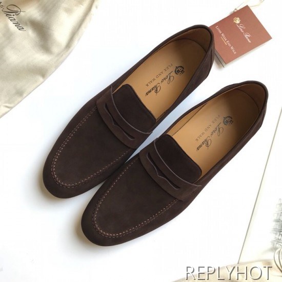 Loro Piana 2020 Mens Suede Loafer