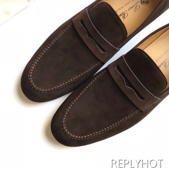 Loro Piana 2020 Mens Suede Loafer