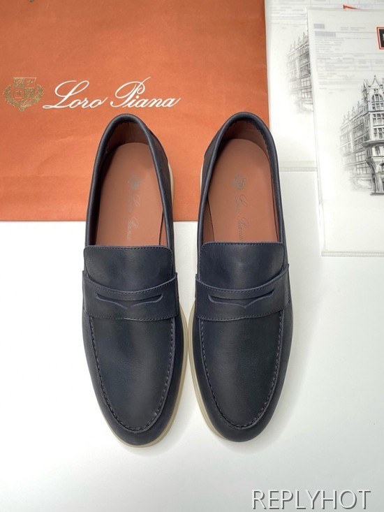 Loro Piana 2020 Mens Leather Loafer