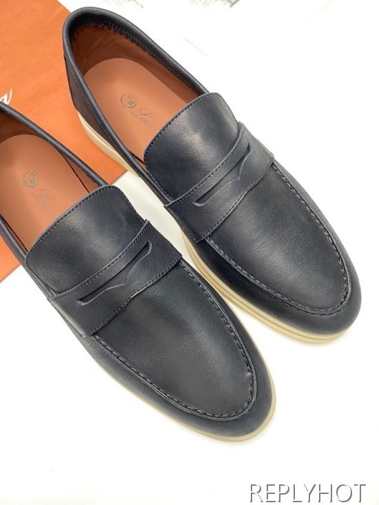 Loro Piana 2020 Mens Leather Loafer