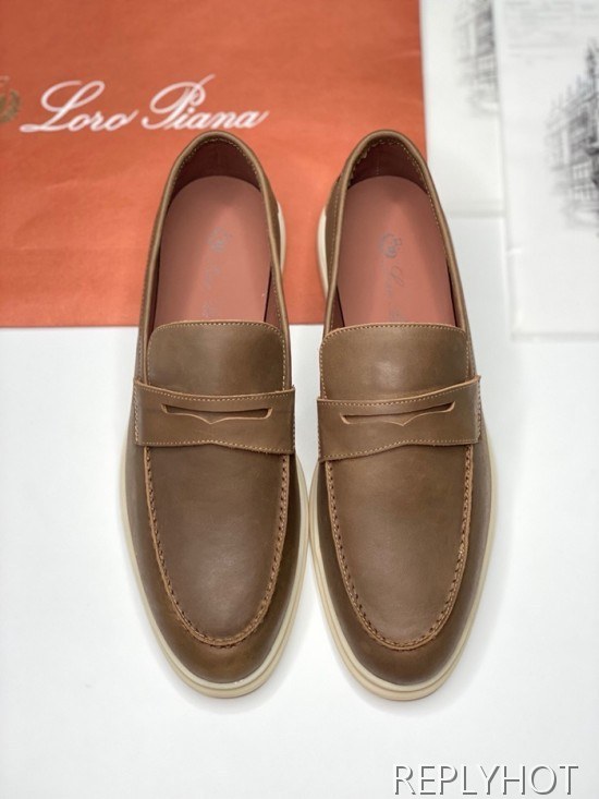Loro Piana 2020 Mens Leather Loafer