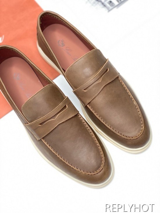 Loro Piana 2020 Mens Leather Loafer