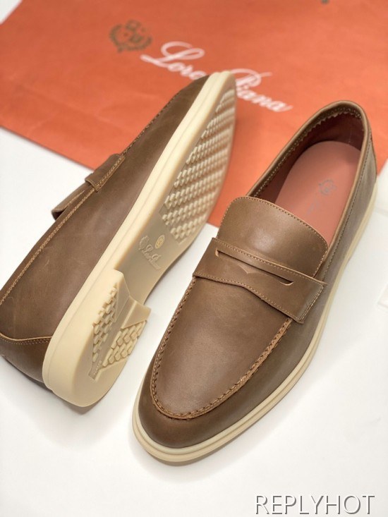 Loro Piana 2020 Mens Leather Loafer