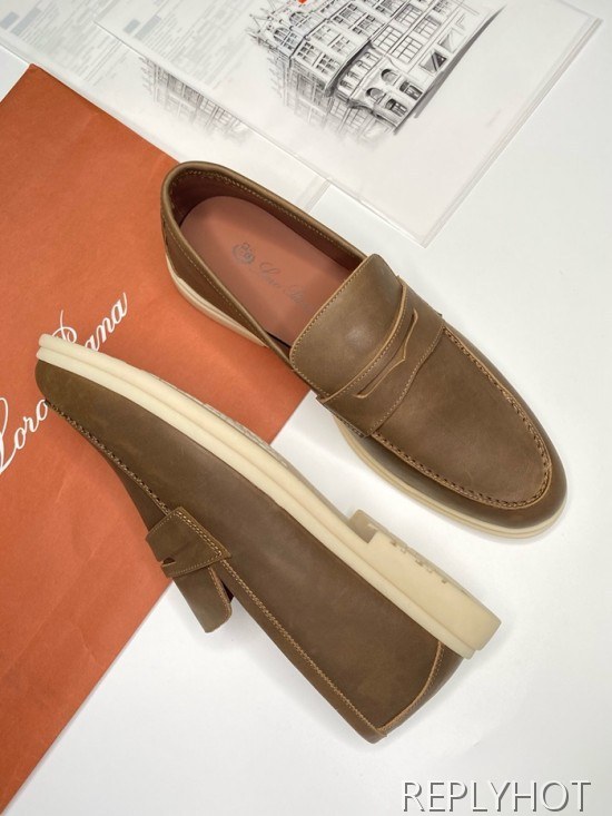 Loro Piana 2020 Mens Leather Loafer