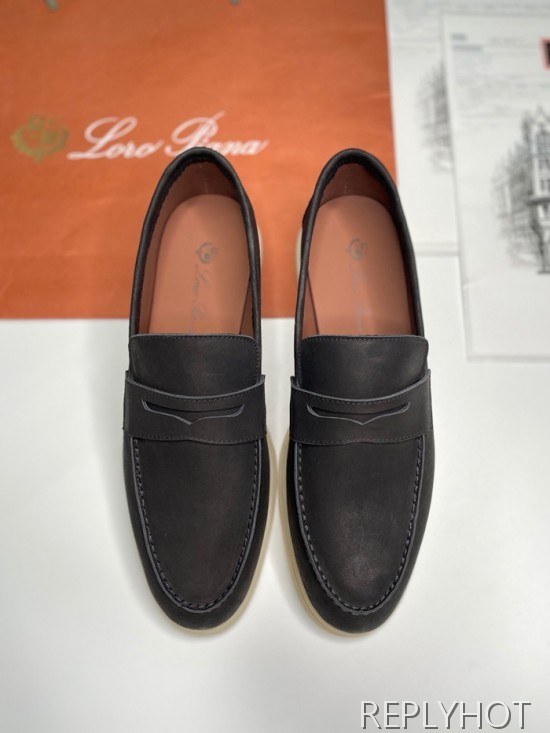 Loro Piana 2020 Mens Leather Loafer