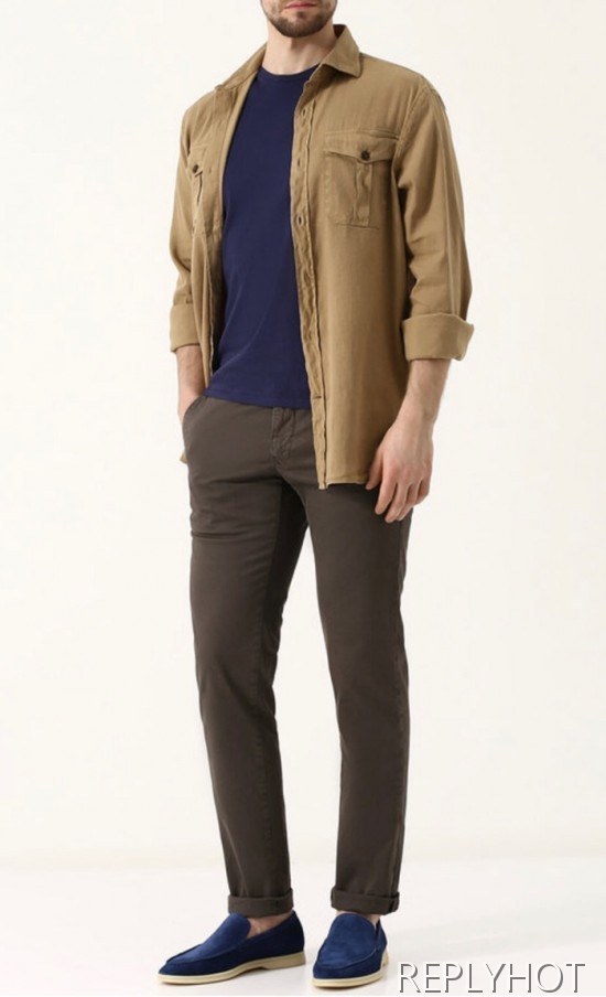 Loro Piana 2020 Mens Suede Loafer