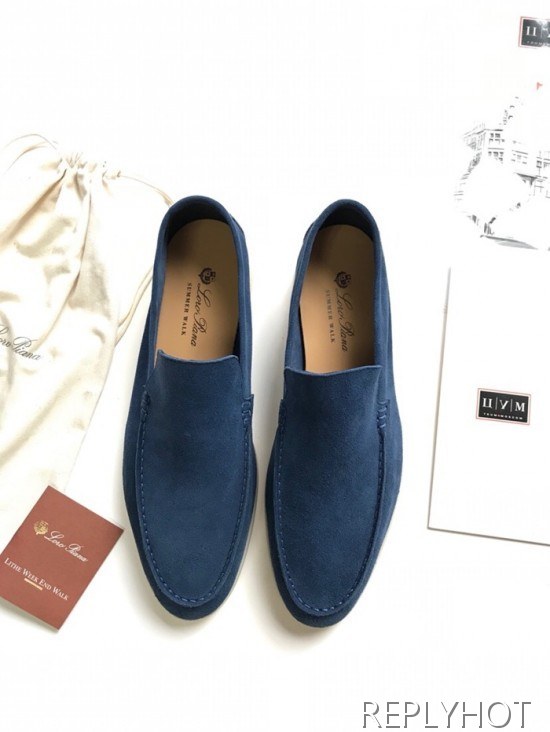Loro Piana 2020 Mens Suede Loafer