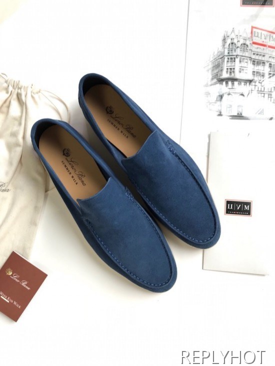 Loro Piana 2020 Mens Suede Loafer