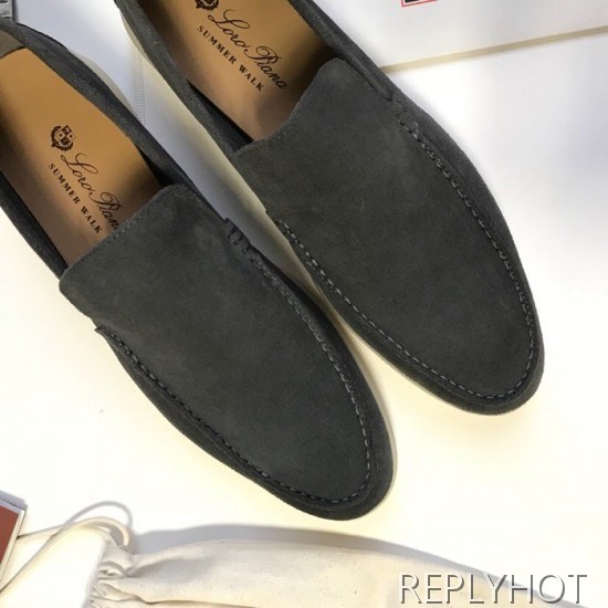 Loro Piana 2020 Mens Suede Loafer