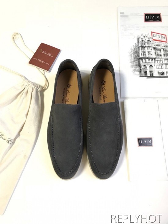Loro Piana 2020 Mens Suede Loafer
