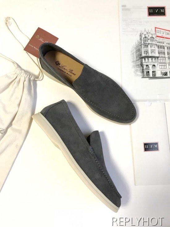 Loro Piana 2020 Mens Suede Loafer