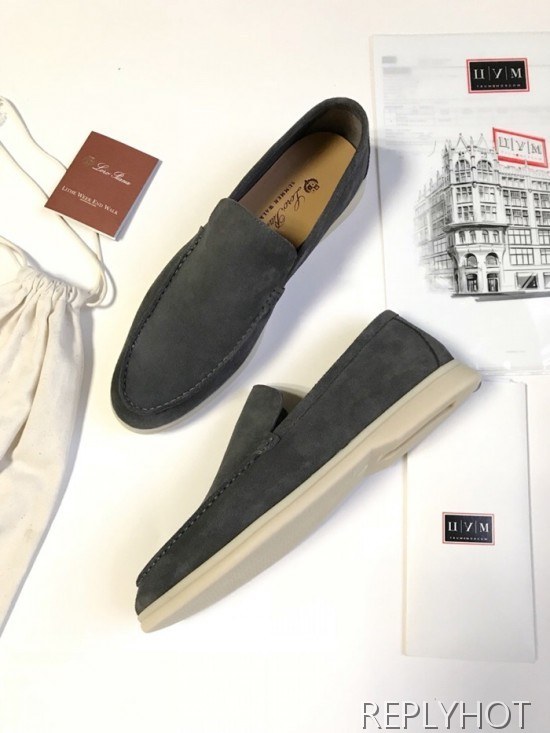 Loro Piana 2020 Mens Suede Loafer