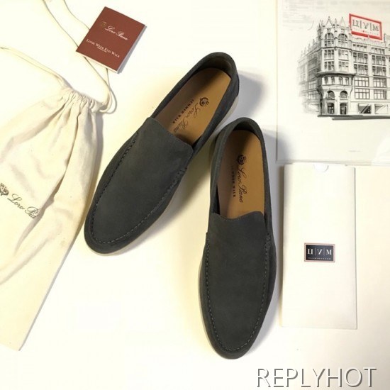 Loro Piana 2020 Mens Suede Loafer