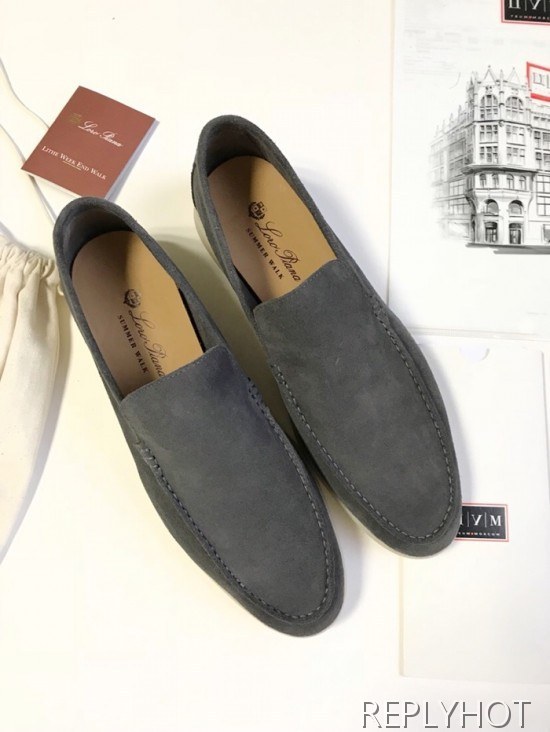 Loro Piana 2020 Mens Suede Loafer