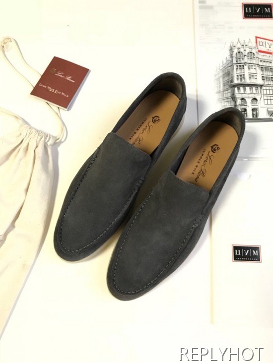 Loro Piana 2020 Mens Suede Loafer